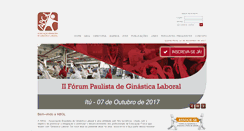 Desktop Screenshot of abgl.org.br